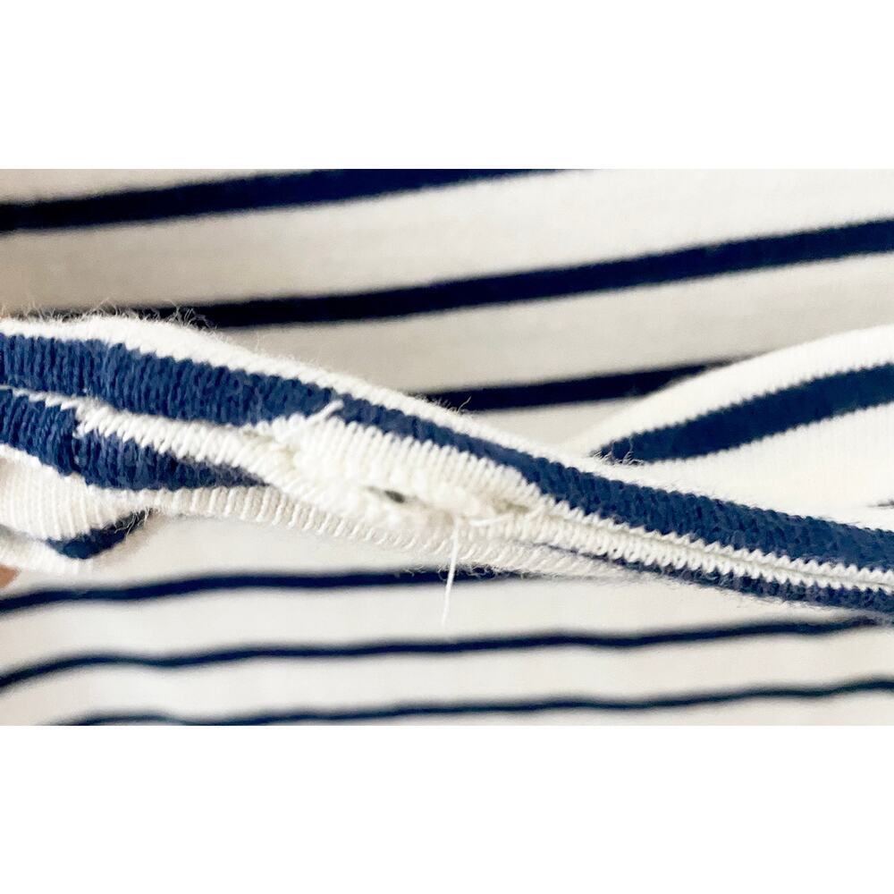 Rails Women's Taylin Chalk Navy Stripe Cotton Tank Midi Dress Belted Nautical L - Picture 13 of 13